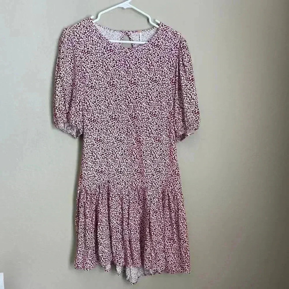 Free People Dancing in the Dark Minidress Red Combo‎ Size Large - Picture 2 of 13